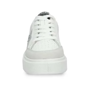 VINTAGE HAVANA Women’s Noy Platform Sneakers White Green 8