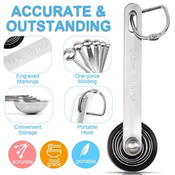 Upgrade Your Kitchen with Stainless Steel Measuring Spoons