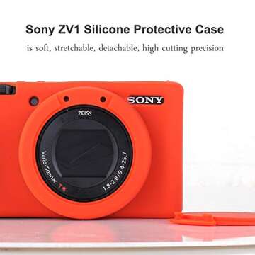 Yisau Camera Case for Sony ZV-1, Sony ZV1 Camera Case Digital Camera Anti-Scratch Slim Fit Soft DSLR...