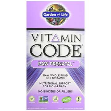 Garden of Life Vitamin Code RAW Prenatal - Essential Nutrients for Expecting Mothers