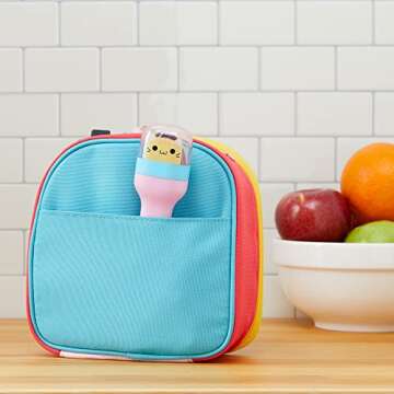 ZOKU Kids Pocket Utensil Set - Stainless Steel Fun for Kids