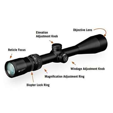 Vortex Optics Sonora 4-12x44 Second Focal Plane Riflescope - Dead-Hold BDC Reticle | Shockproof, Waterproof, Fogproof, Aircraft Grade Aluminum | Unlimited, Unconditional Warranty