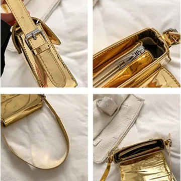 Chic Evening Y2K Silver Purse for Stylish Women