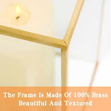 Elegant Gold Hurricane Candle Holder Set for All Occasions