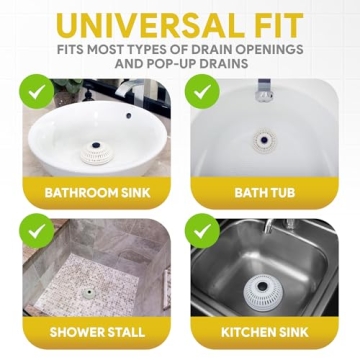 ShowerShroom Stealth Hair Drain Catcher for Clog-Free Showers