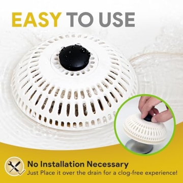 ShowerShroom Stealth Hair Drain Catcher for Clog-Free Showers