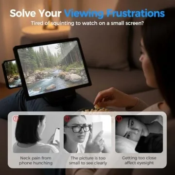 12" Phone Magnifier - Large Screen Experience Anytime
