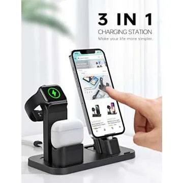 Stylish BEACOO Charging Stand for Apple Devices: Organize & Charge