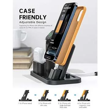 Stylish BEACOO Charging Stand for Apple Devices: Organize & Charge