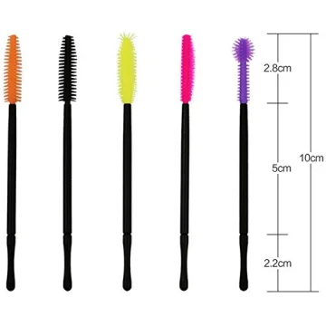 Coshine 100pcs Pro Disposable Silicone Makeup Applicators