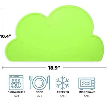 Silikong Non-Slip Silicone Placemats - Kids' Dining Must-Have