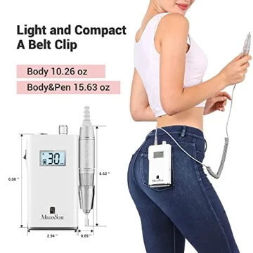 MelodySusie Rechargeable 30000 RPM Nail Drill SC320H