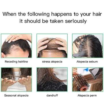 Hair Wax Stick & Rosemary Oil - Hair Growth Products Organic - Wax Stick for Flyaways - Slick Back Hair Accessories for Women