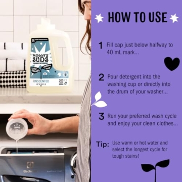 Molly's Suds Liquid Laundry Detergent for Sensitive Skin