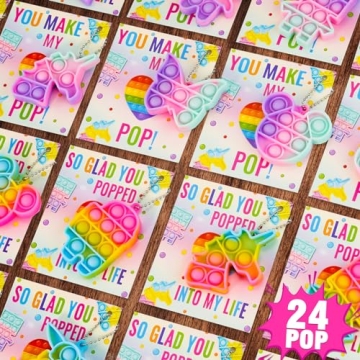 ORIENTAL CHERRY Valentine Cards with Fidget Bubbles