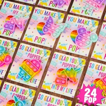 ORIENTAL CHERRY Valentine Cards with Fidget Bubbles