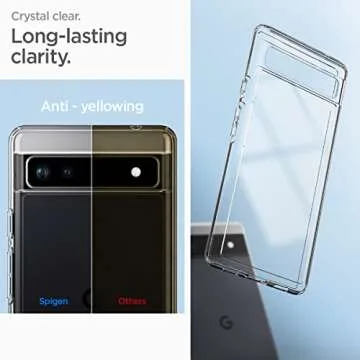 Spigen Ultra Hybrid Case for Pixel 6a - Crystal Clear Protection