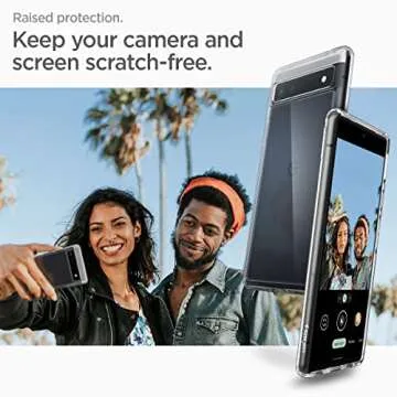 Spigen Ultra Hybrid Case for Pixel 6a - Crystal Clear Protection