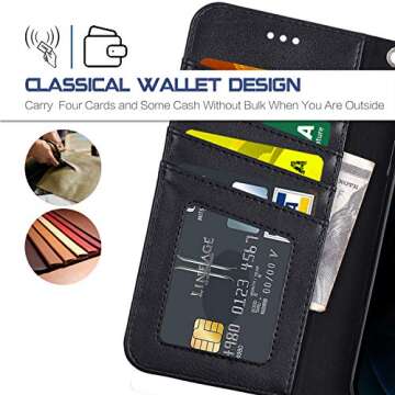 Stylish Arae iPhone 12 Pro Max Wallet Cover with Card Holder