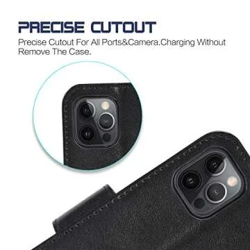 Stylish Arae iPhone 12 Pro Max Wallet Cover with Card Holder