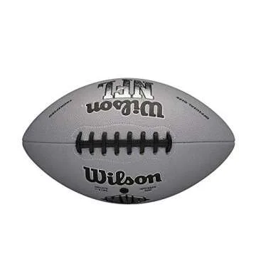 Wilson NFL MVP Football - Official Size, Grey