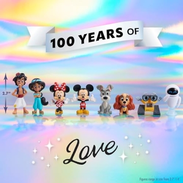 Limited Edition Disney100 Love Stories 8-Piece Figure Pack