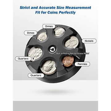 JOYTUTUS Portable Coin Organizer for Easy Change Storage