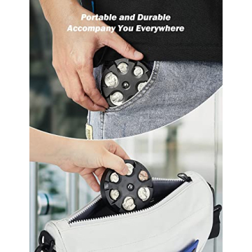 JOYTUTUS Portable Coin Organizer for Easy Change Storage