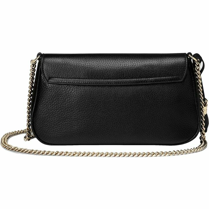 Gucci Soho Leather Flap Bag - Black & Gold Tassel