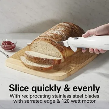 Electric Knife Set with Reciprocating Blades by Hamilton Beach