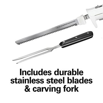 Electric Knife Set with Reciprocating Blades by Hamilton Beach