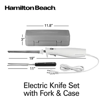Electric Knife Set with Reciprocating Blades by Hamilton Beach
