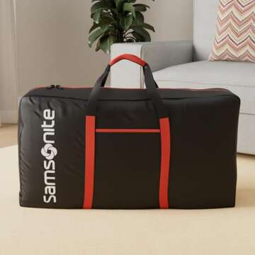 Samsonite Duffel Bag, Black, Single