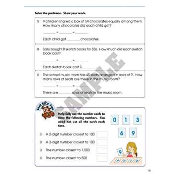 Complete Math Success Grade 3 - Learning Workbook For Third Grade Students - Math Activities Children Book – Aligned to National and State Standards