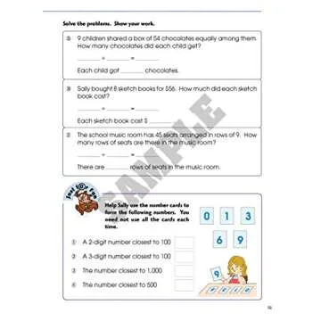 Complete Math Success Workbook for Third Graders