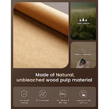 Non-Stick Parchment Paper Sheets for Baking 9x13