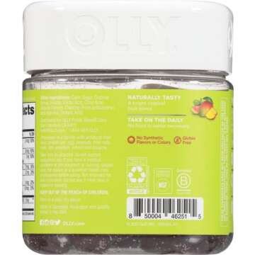 Olly Multi + Probiotic Adult Multivitamin Gummy, 1 Billion CFUs, Digestive and Immune Support Chewable Supplement, Tropical Twist, 35 Day Supply - 70 Count