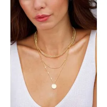 MFRYK Layered Gold Necklaces Set for Women Jewelry Gift