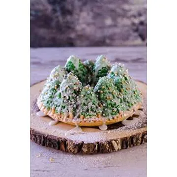 Nordic Ware Pine Forest Bundt Pan 9 Cup Silver