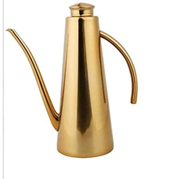 HTSSM Stainless Steel Oil Dispenser - Gold 750ml Elegance