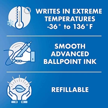 PILOT Acroball PureWhite Pens – Smooth Writing 6 Pack