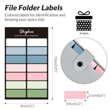 SKYDUE Accordion File Organizer, 8 Pockets Expanding File Folders, Portable Document Paper Organizer, Home College School Office Supplies, Letter Size Gray