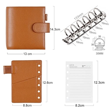 Moterm Pocket Luxe Planner - Genuine Leather Organizer