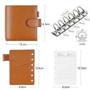 Moterm Pocket Luxe Planner - Genuine Leather Organizer