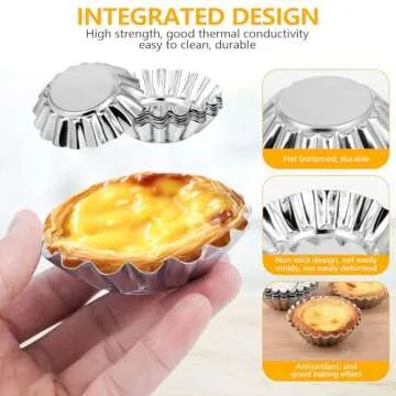 OBTANIM Mini Tart Pans – Ideal for Individual Desserts