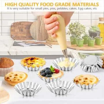 OBTANIM Mini Tart Pans – Ideal for Individual Desserts