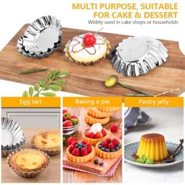 OBTANIM Mini Tart Pans – Ideal for Individual Desserts