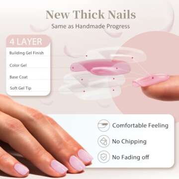 Black Press on Nails Short Medium Square Glue on Nails Set,Xcreando Summer Square Fake Nails Short Coffin Nails Press ons Gel Nails Medium Length False Nails For Women 24 Pcs