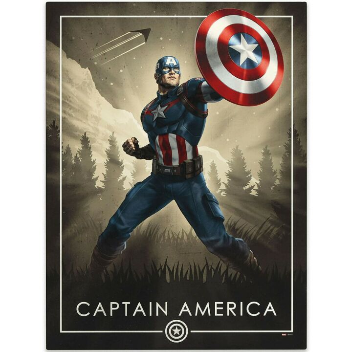 Captain America Wall Art for Home Decor