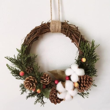 JOHOUSE Natural Pine Cones for Seasonal Decor and Crafts